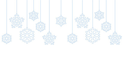 christmas snowflake vector line art eps 10