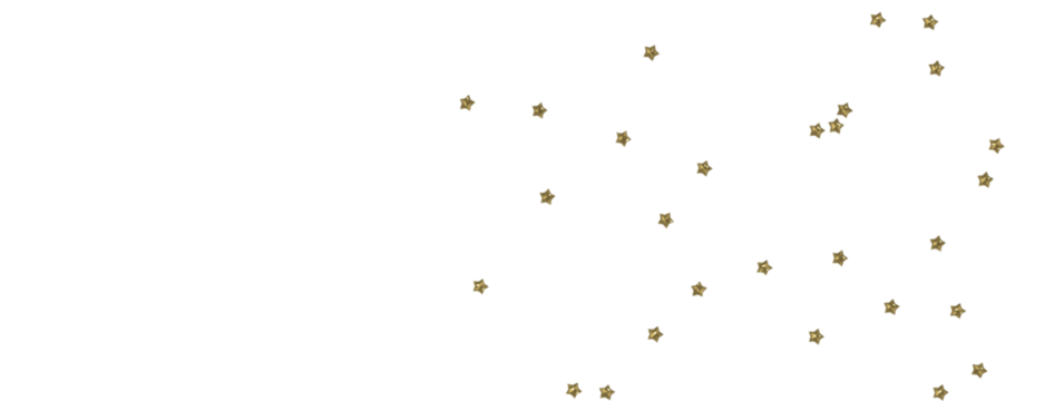 Gleaming Celestial Display: 3D Gold Stars Rain Illustration Mesmerizes