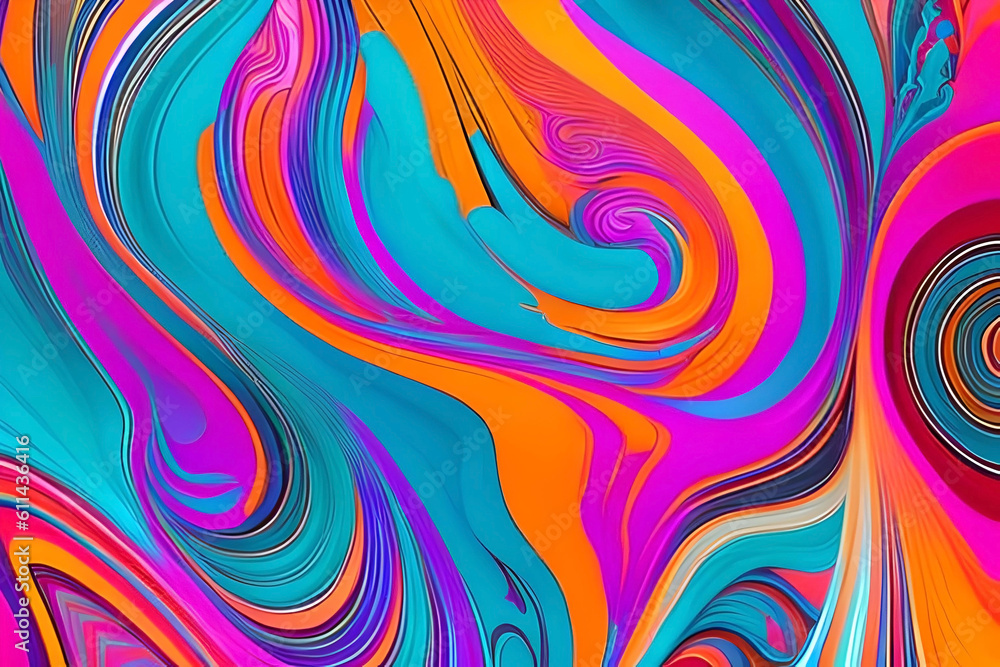 Poster a dynamic abstract background composed of intricate lines, patterns, and shapes that seem to dance a