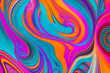 Obraz premium A dynamic abstract background composed of intricate lines, patterns, and shapes that seem to dance and flow