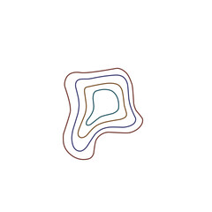 linear abstract pile