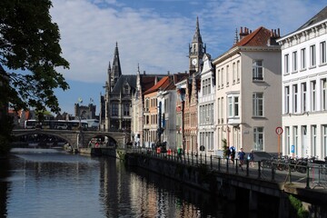 Fototapeta na wymiar Ghent, Flanders, Belgium.