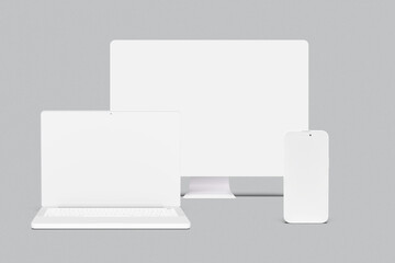 Multi device blank mockup