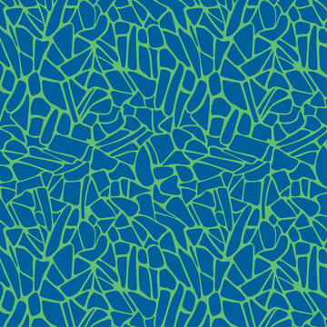 seamless neuron texture mosaic, abstract geometric pattern broken glass  blue