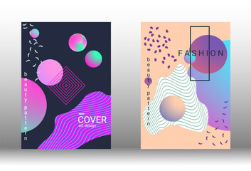 Future futuristic template with abstract forms for banner design, poster, booklet, report, journal.
