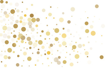 Gold glitter confetti, great design for any purpose. Party decor.