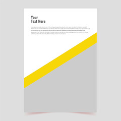 brochure, template, clean brochure template with minimalist concept and modern style use for business proposal and annual report, cover, banner, book cover, medica, vector