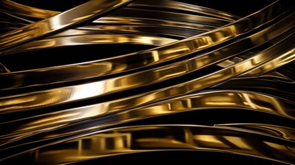 abstract background with gold HD 8K wallpaper Stock Photographic Image