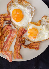Breakfast With Bacon and Eggs