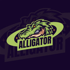 Alligator Vector Art, Illustration, Icon and Graphic