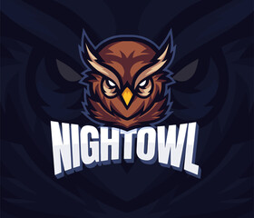 Night Owl Vector Art, Illustration, Icon and Graphic