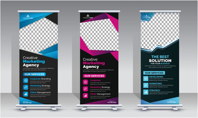 Corporate Business Agency Roll Up Banner Design