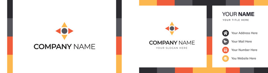 Bold and Eye-Catching Unique Business Card