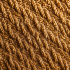 close up of knitted wool
