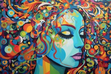 Naklejka premium stigma Mental health still carries a significant stigma in many societies. Generative AI