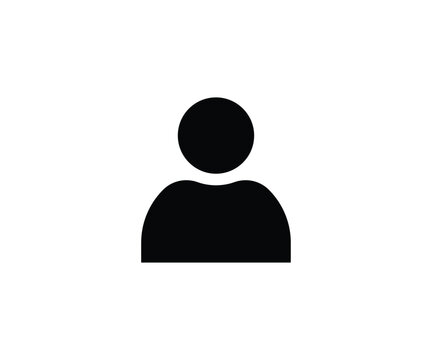 Simple man icon design vector template
