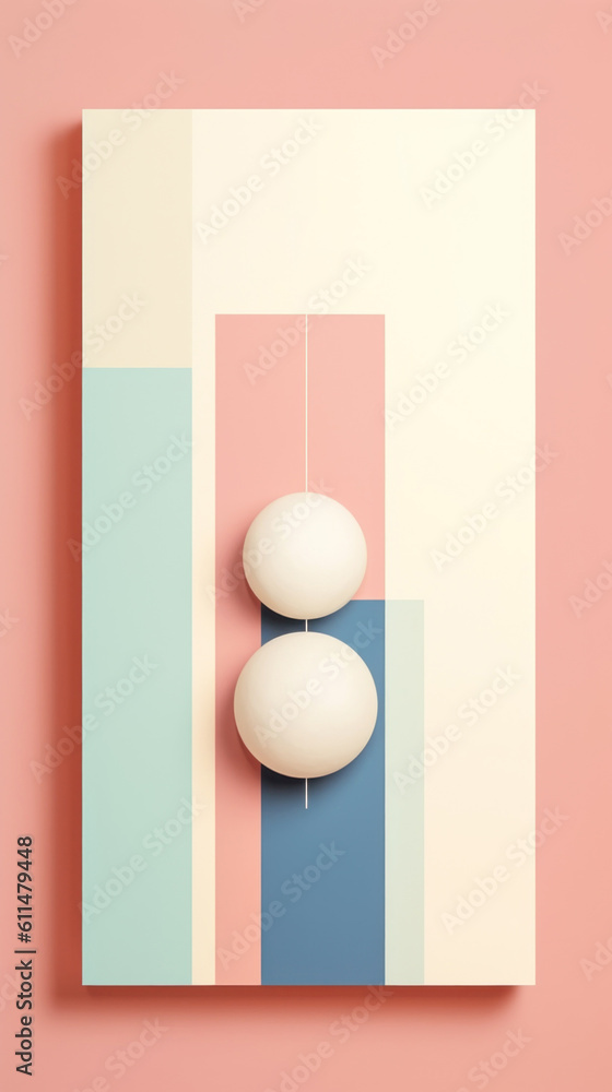 Aufkleber a book with two eggs on top of it. generative ai image.