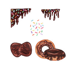 set of chocolate sweets