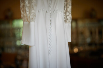 manga, puño, vestido de novia, banco, seda, bordado, delicado