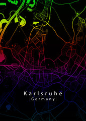 Karlsruhe Germany City Map