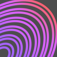 Abstract red and purple stripes design on gray background