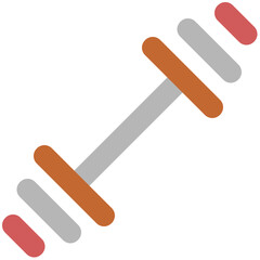 An icon of dumbbells, gym accessory 