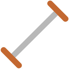 An icon of dumbbells, gym accessory 