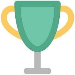 Achievement reward, icon of trophy 