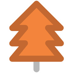 An eye catchy icon of pine tree 