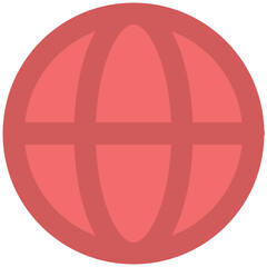 A handy icon design of globe 