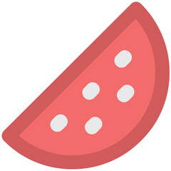 Icon design of watermelon