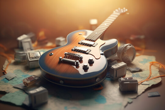 electric guitar for world music day