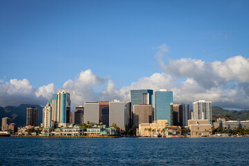 Obraz premium Honolulu Downtown