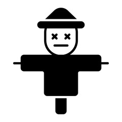 Scarecrow Glyph Icon