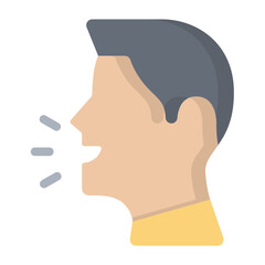 Word of Mouth Flat Icon