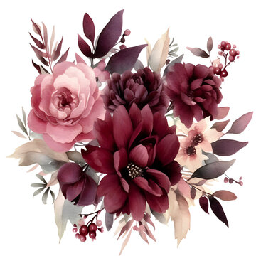 Burgundy Wedding Flower
Hi

I get the ideas from nature. For the graphics an AI helps me. The processing of the images is done by me with a graphics program.