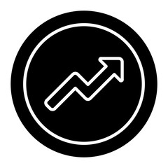 Trend Glyph Icon