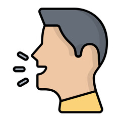 Words Of Mouth Line Color Icon