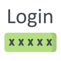Login Flat Icon