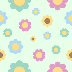 Fototapeta na wymiar Pattern Flower Cutie