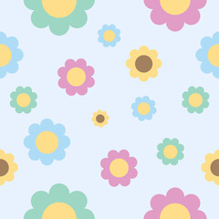 Fototapeta na wymiar Pattern Flower Cutie