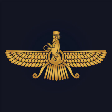 Ahura Mazda Zoroastrian benevolent God Of Truth, Iranian religion	
