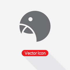 Parrot Icon Vector Illustration Esp10
