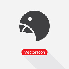 Parrot Icon Vector Illustration Esp10