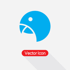 Parrot Icon Vector Illustration Esp10