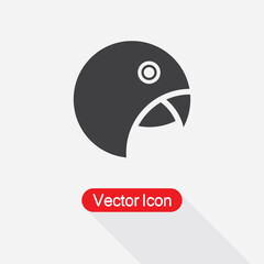 Parrot Icon Vector Illustration Esp10