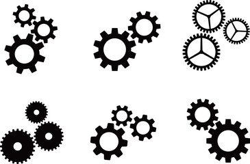 歯車のアイコンセット