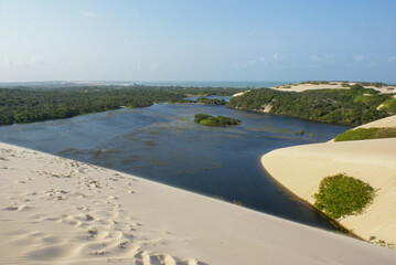 sand dunes, Rio Grande do Norte, Brazil