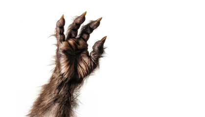 furry scary monster  werewolf paw © Julya