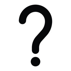 question mark icon vector